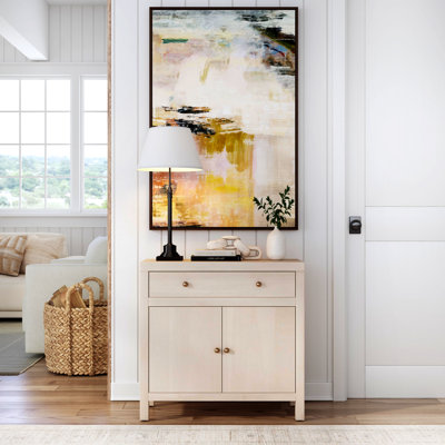 Celine 2-Door Solid Wood Accent Cabinet