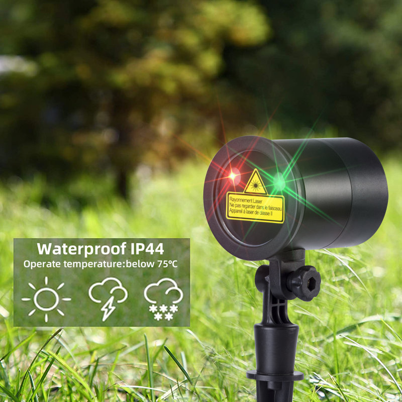 Remote Controlled Projection Light & Strobe Light with Adjustable Speed, Timing Function, and Flashing Modes - Perfect for Events, Parties, and Installations