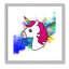 Art sur toile licorne arc-en-ciel-47848627-47848641