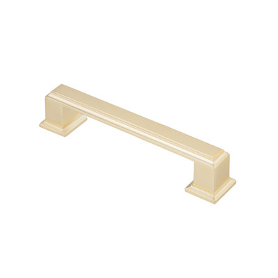 Solid Zinc Alloy 3-3/4" Center Bar / Handle Pull Brushed Champagne Gold Finish Multipack