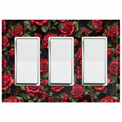 Red Roses Love Flower