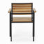 Chaise en bois et métal Laris