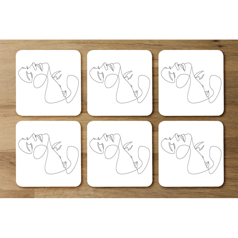 Dragomir Square 6 Piece Coaster Set