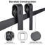 Mini trousse de quincaillerie de porte de grange double standard-65499014