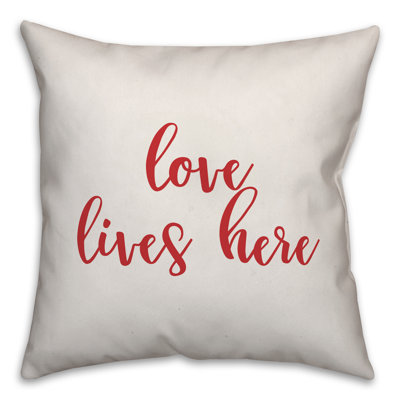  Coussin Love Lives Here