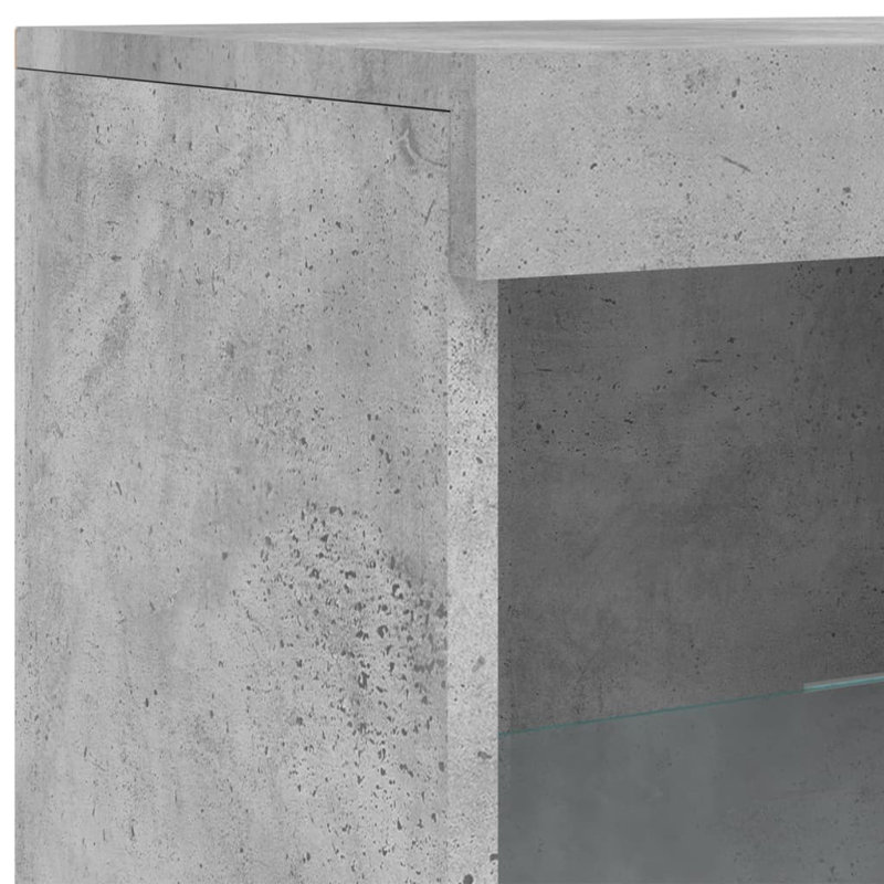 Bashirah 41cm Sideboard, Concrete Grey