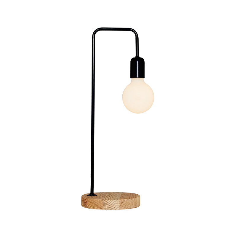 Lampe de table Witwicki, Noir / Beige