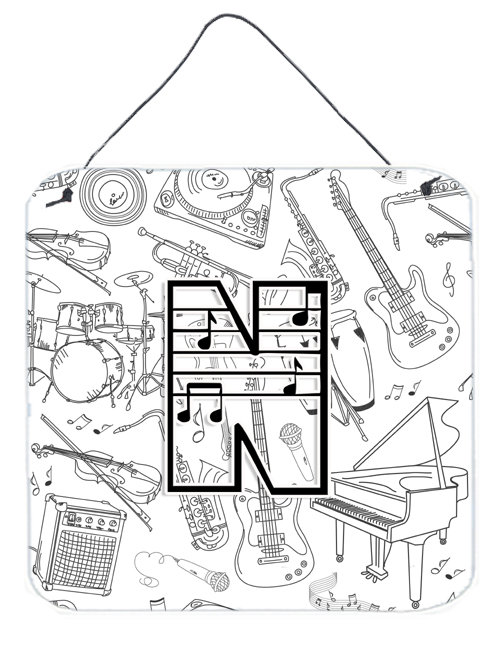 Monogramme « notes musicales », N