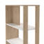 Cloison de bibliothèque à 5 tablettes l 31,34 "x H 80,59" Embrie-1512550156