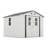 Outdoor Storage Shed, 8X8  Protective Film, Four Daylight Windows Lockable Doors,A Practical And Thoughtful Gift,Two Colors Can Be Freely Selected White Storage Sheds-124356817-124356816