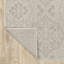 Tapis intérieur / extérieur ivoire / gris Anne-480397163