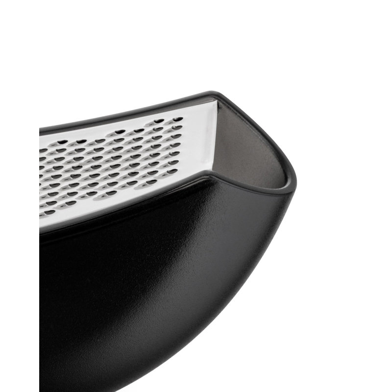 Alessi Parmenide 2 - Piece Grater Set, Black
