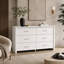 Commode 6 tiroirs 57 "blanche