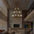 27 - Light Wagon Wheel Chandelier