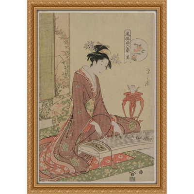 Koto from the series The Six Arts in Fashionable Guise (c. 1793-96)