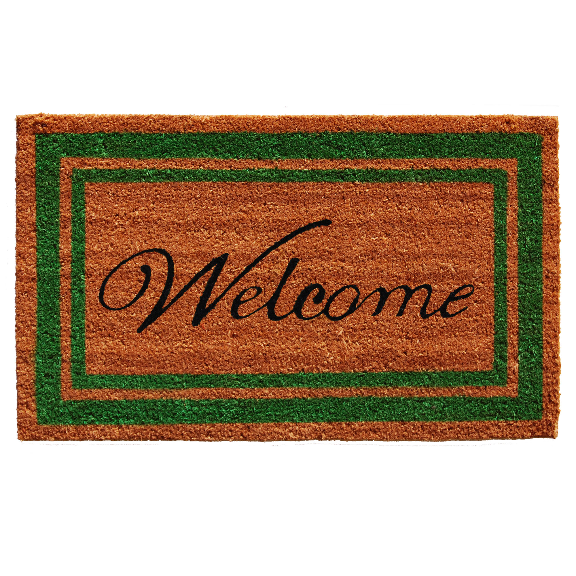 Stender Non-Slip Outdoor Doormat, Green, Rectangle 2' x 3'