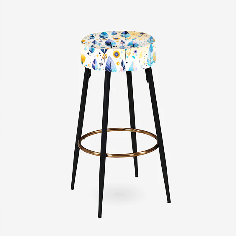 Ensemble de 2 tabourets de bar Tribal Dreamscape
