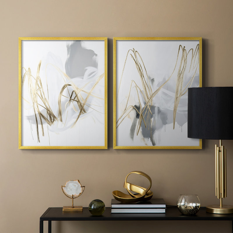 Série ABSTRACT DCCLxxix - reproduction encadrée de qualité supérieure - prête à être accrochée - aucun clou requis - aucun clou requis
