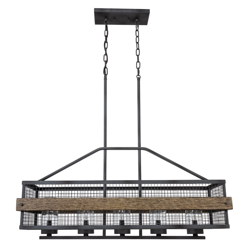 Ahsia 5 - Light Outdoor Chandelier