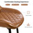 Faux Leather Upholstered Metal Dining Chair-957567222-957567223