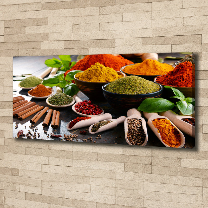 Colourful Spices - Wrapped Canvas Print