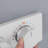 Lamh Digital Display Thermostatic Shower with 2 Adjustable Showerheads-109927142