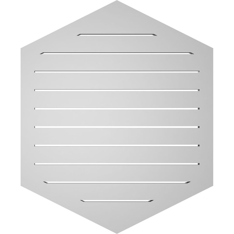 Pente verticale verticale en uréthane 6 pi, 1.5" H x 28" W x 34" L