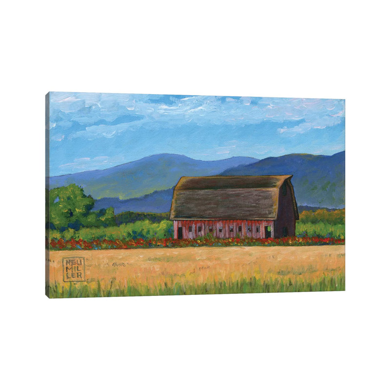 Skagit Valley Barn VII 1 Piece Wrapped Canvas Wall Art, 20.32cm H x 30.48cm W