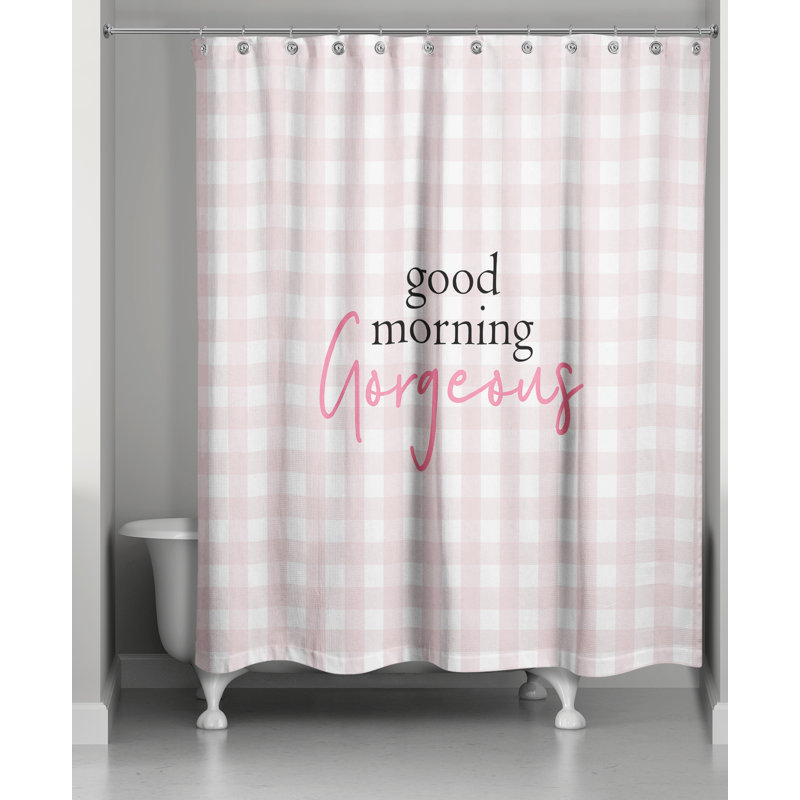 Rideau de douche simple good matin Fernald