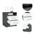 Philadelphia Nightstand, Two Drawers, Concealed Shelf-1335715983