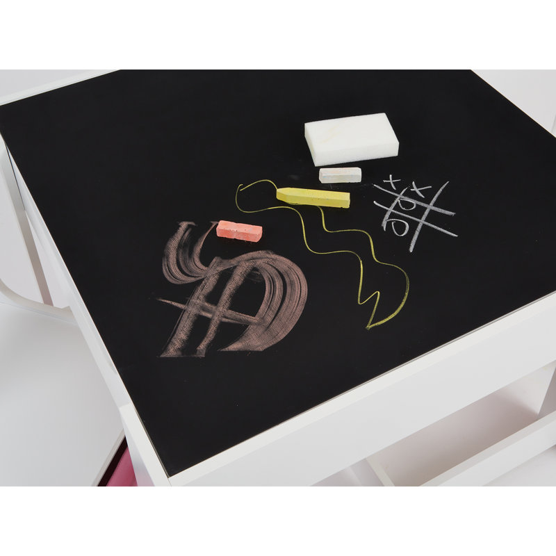 Kids Activity Table and Chair Set with Storage