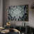 Toile avec cadre flottant or est en rupture de stock
