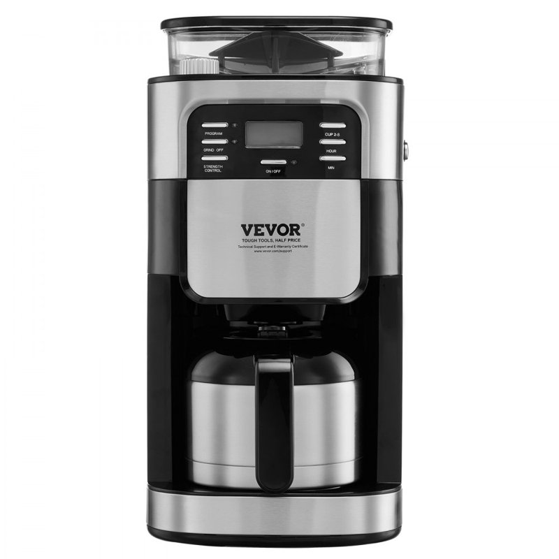 8-Cup Coffee Maker Drip Coffee Machine with 24-Hour Timer for Auto Brew
