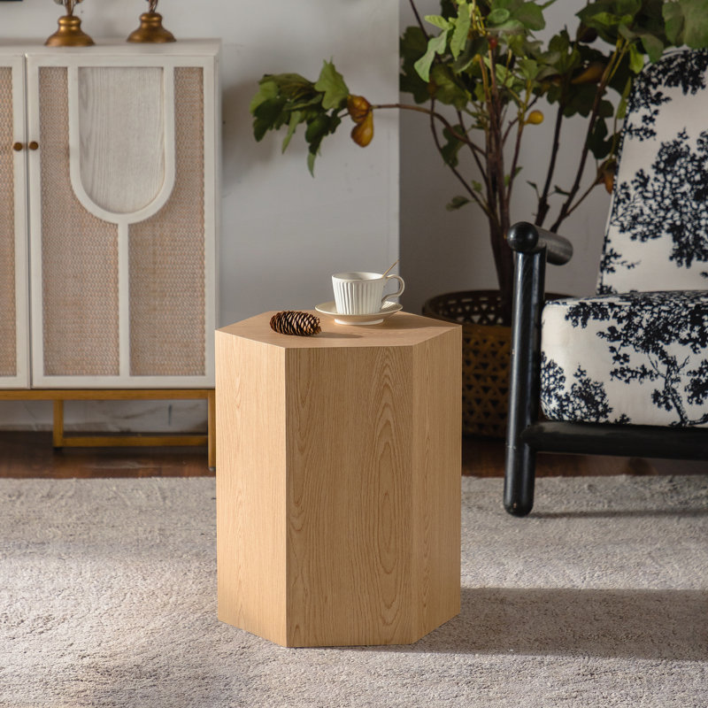 Table basse Hexagon, Natural Wood