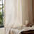 Ieda Linen Blend Semi-Sheer Curtain Pair-1061621923
