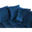 Adelya 3 Seater Velvet Corner Sofa -296070210