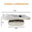 Table basse Cloud Shape