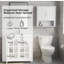 Armoire de rangement murale pour salle de bain avec tablettes réglables, armoire à pharmacie multifonctionnelle pour la cuisine, la salle de lavage et le salon-1889833613