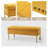Baily 46.5'' W Modern Velvet Storage Bench-1125442344