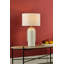 Dolce Table Lamp White Ceramic With Shade