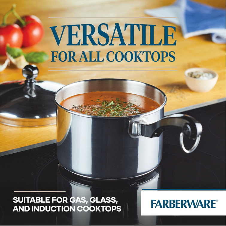 Farberware Classic Stainless Steel 2-Quart Covered Saucepan