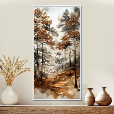Beige Brown Leandro II – Nature Canvas Prints, Warm Framed Wall Art