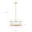 Lustre tambour en verre 5 lumières Eletto-1688250442