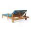 Double Chaise Lounge With Adjustable Sides And Quick-Drying Cushions For Outdoor Relaxation