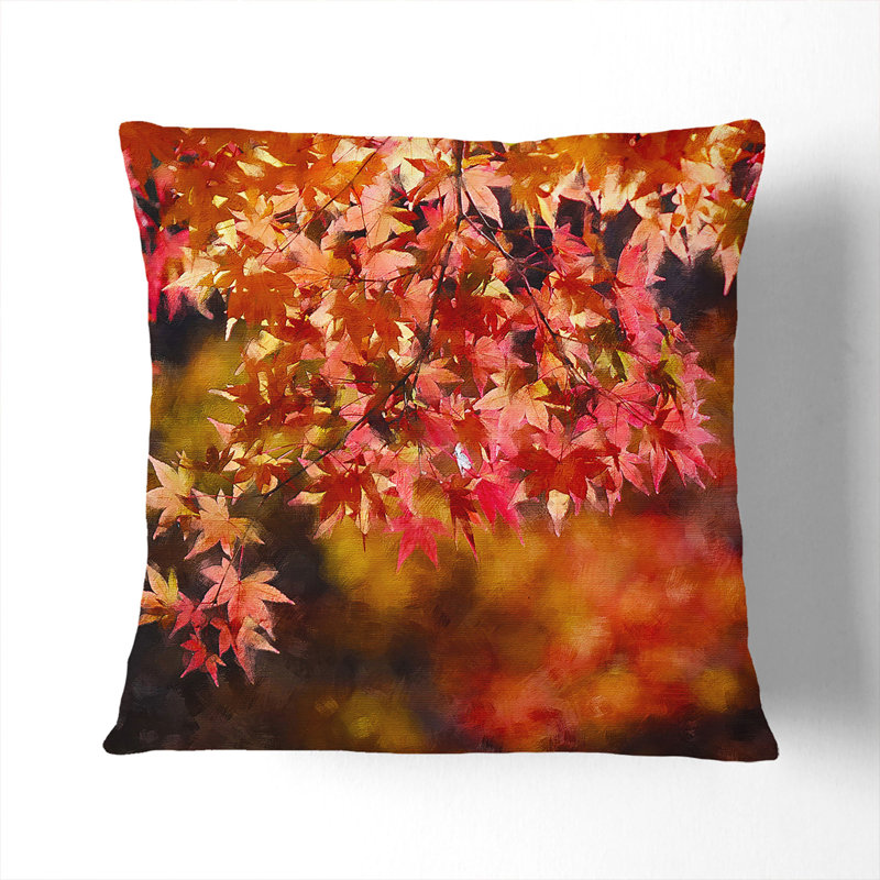 Maple Tree Vol.1 Painting Square Throw Cushion, 55cm H x 55cm W x 20cm D