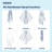 Moen 6-Function Handheld Shower Head with Hose , Detachable Hand Shower, Chrome, 280H1