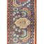 Tapis unique rouge / bleu / beige 9 pi 5 po x 13 pi 1 po