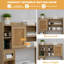 Armoire de rangement au-dessus de la toilette 6Tier