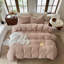 Ensemble de housse de couette rayé 100% coton délavé DONEUS-113054928-120141894