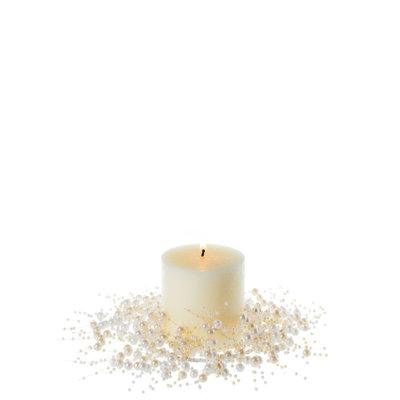 Couronne de perles en acrylique